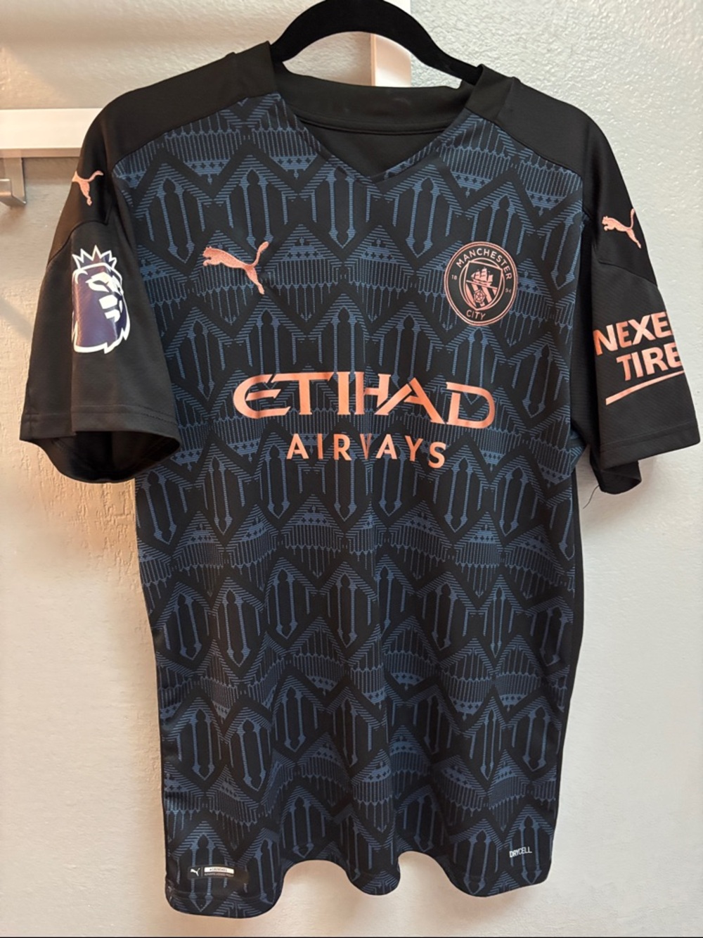 Ted Lasso Jamie Tartt Manchester City Jersey w/premier league patch & lettering